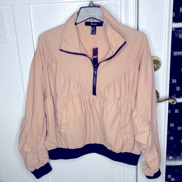 Forever 21 Jackets & Blazers - 💕 Forever 21 NWT $50 casual jacket blush black sz small 💕